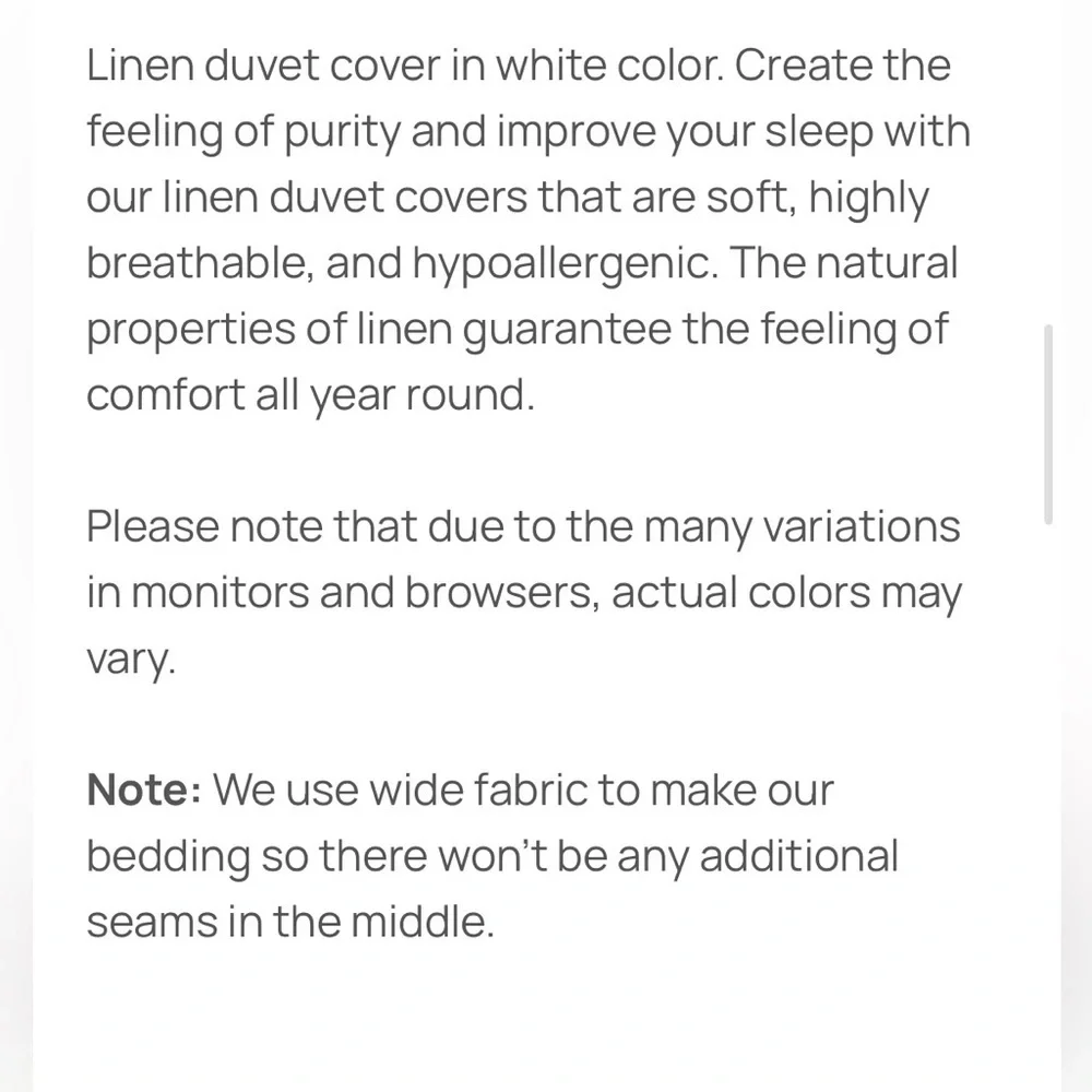 Urban Outfitters x Magic Linen Duvet Cover Size Queen NWT